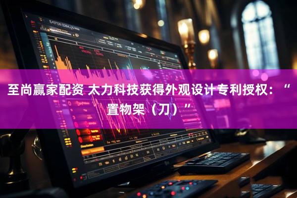 至尚赢家配资 太力科技获得外观设计专利授权：“置物架（刀）”