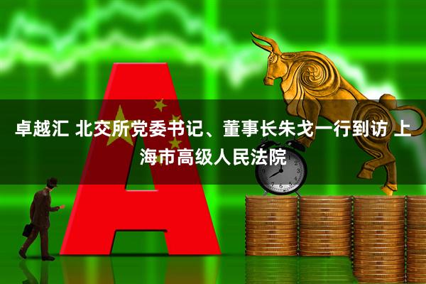 卓越汇 北交所党委书记、董事长朱戈一行到访 上海市高级人民法院