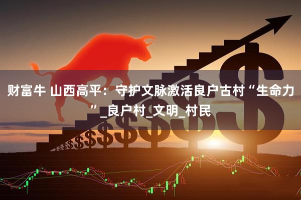 财富牛 山西高平：守护文脉激活良户古村“生命力”_良户村_文明_村民